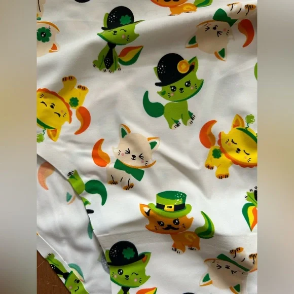 Stylish Cartoon Print Women's Panties - Green and White - Picture 3 of 6